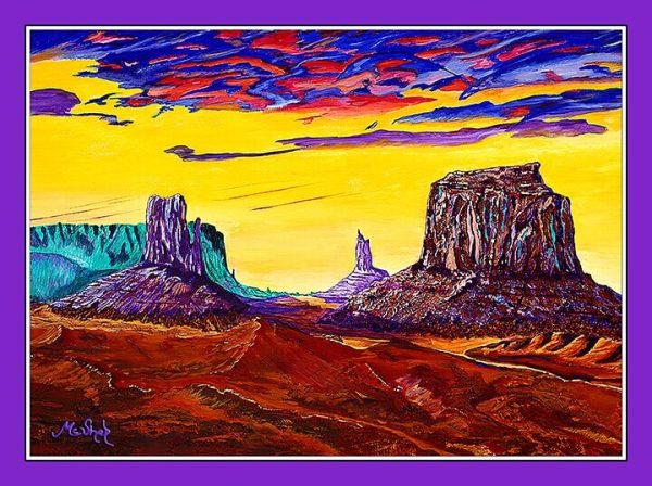 Monument Valley Panorama | Southwest Landscape Art | Clark Sheppard